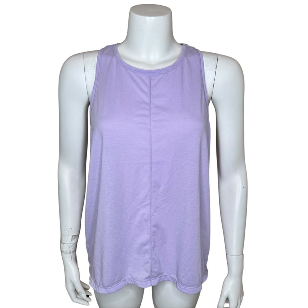 Title Nine Tank Top L Sleeveless Running Tennis Purple